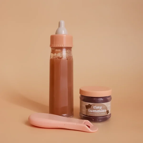 Coffret biberon / petit pot poupée chocolat