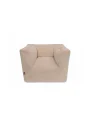Fauteuil Velours Pouf Enfant Corduroy - Natural