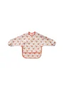 Bavoir tablier manches longues 1-3 ans - La petite poule rousse