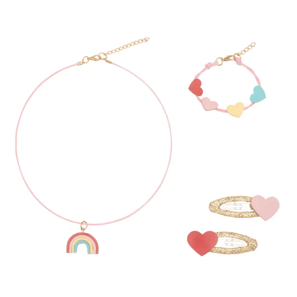 Coffret Bijoux et Barrettes Arc-en-ciel - Image 3