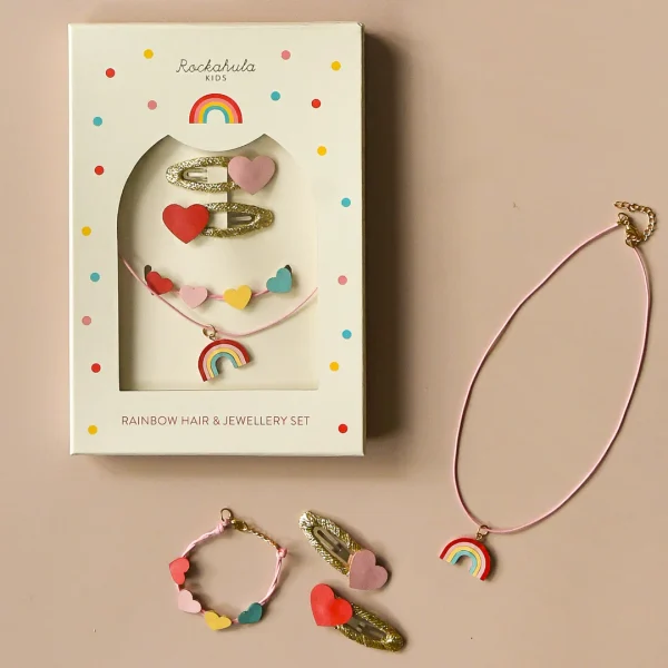 Coffret Bijoux et Barrettes Arc-en-ciel - Image 2