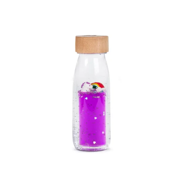 Bouteille sensorielle Licorne / Arc-en-ciel