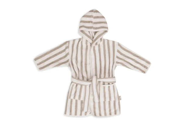 Peignoir 3-4 ans - Stripe Olive Green