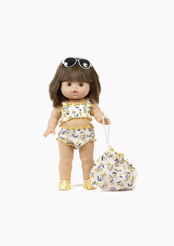 Maillot de bain rétro poupée 34/37 cm