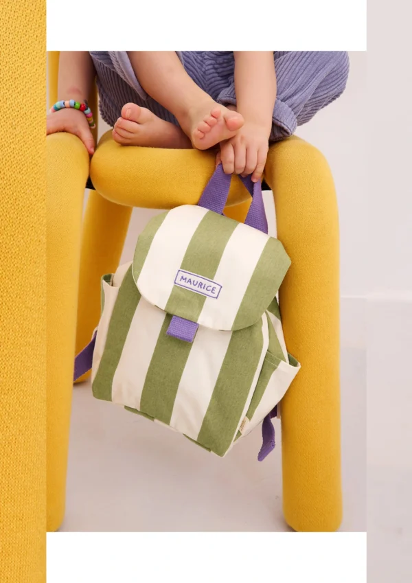 Sac à dos Paco Rayures Kiwi "Cool Kids"