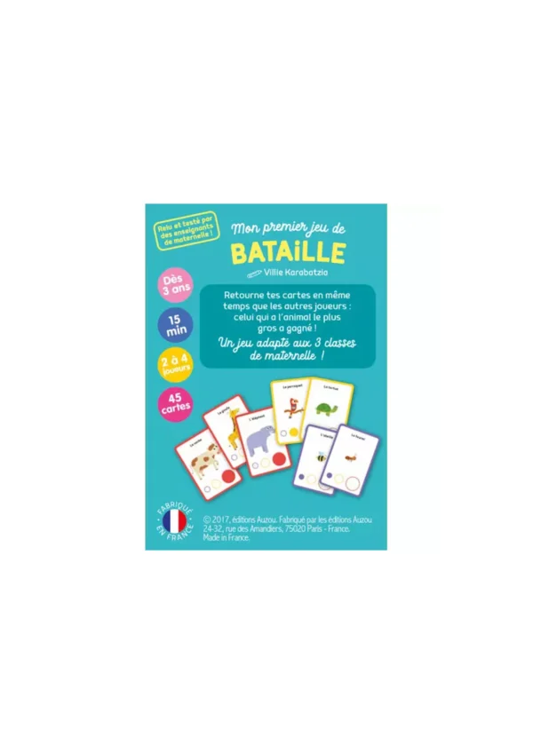 Mon premier jeu cartes - Bataille - Animaux du Monde - Image 4