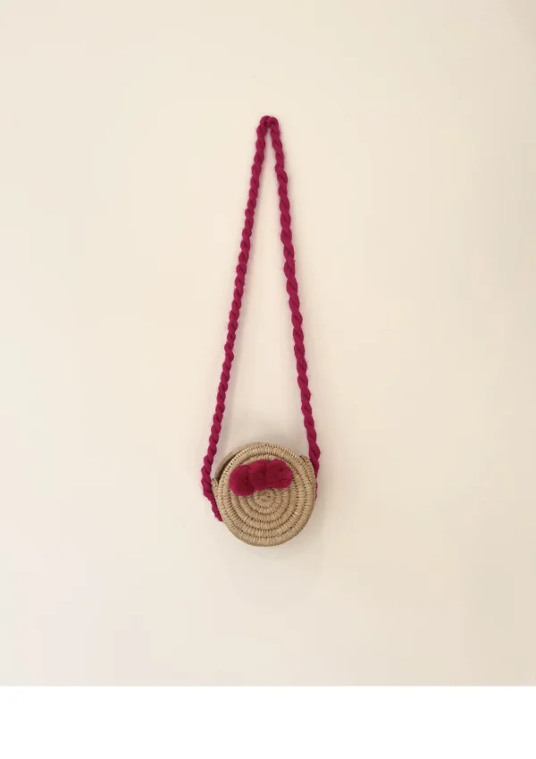 Sac pompon - Fuchsia
