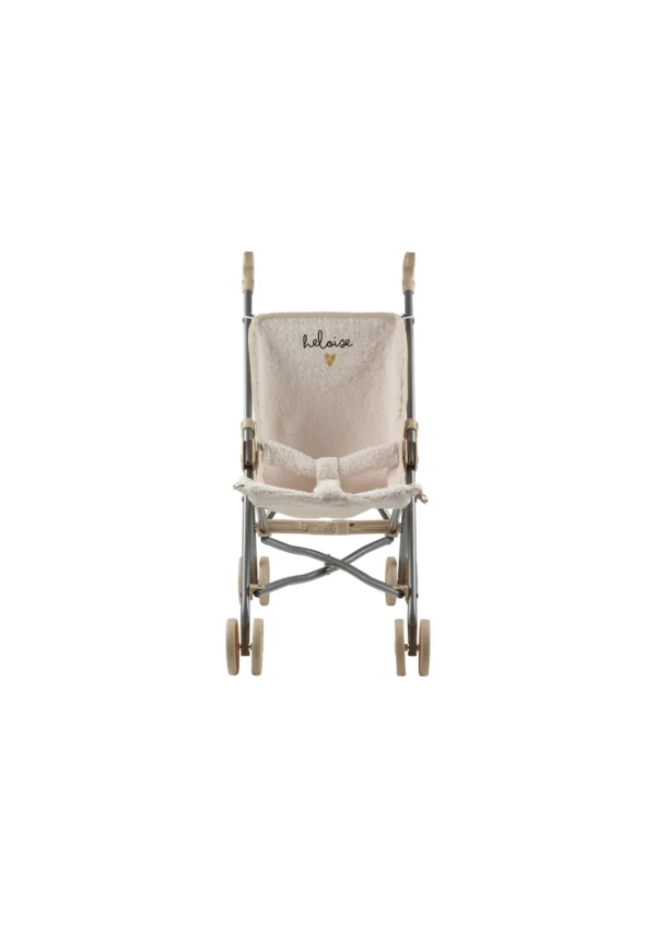 Poussette poupée moumoute beige "Baby Love"