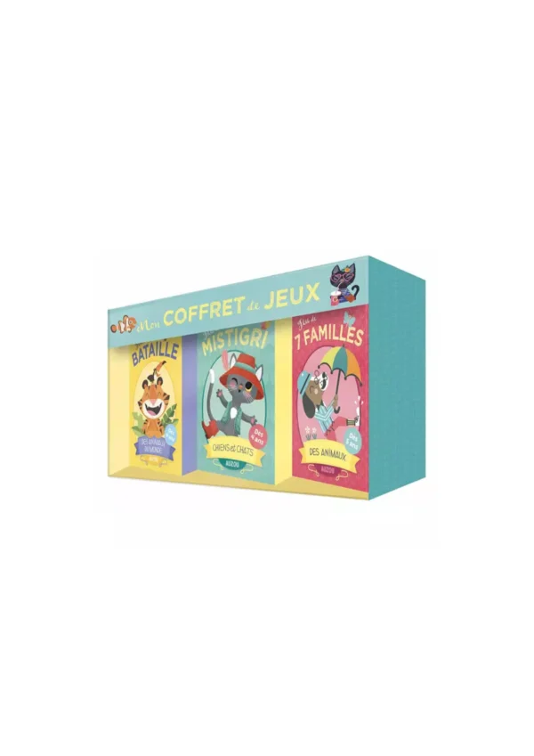 Mon coffret de jeux de cartes - 7 Familles, Mistigri et Bataille
