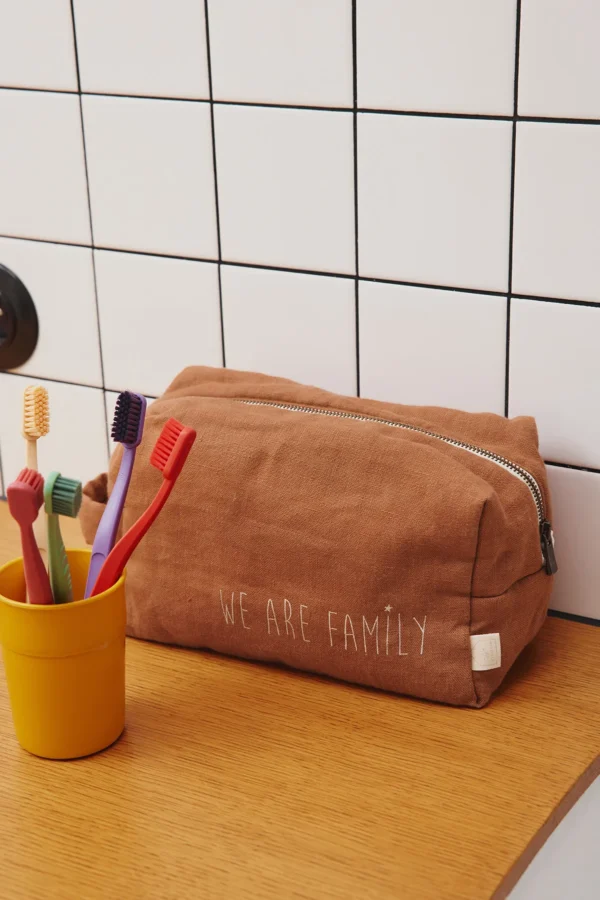 Trousse de toilette Paulette Tomette "We are Family" - Image 3