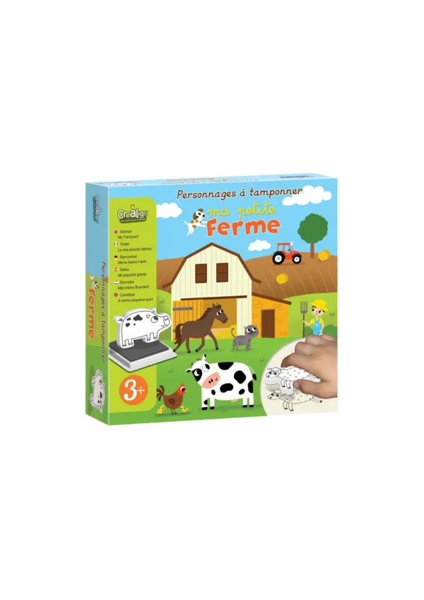 Personnage à tamponner "Ma petite ferme"