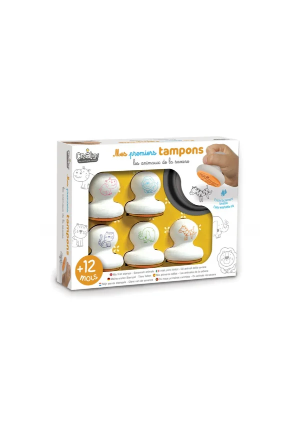 Mes premiers tampons "Animaux de la savane"