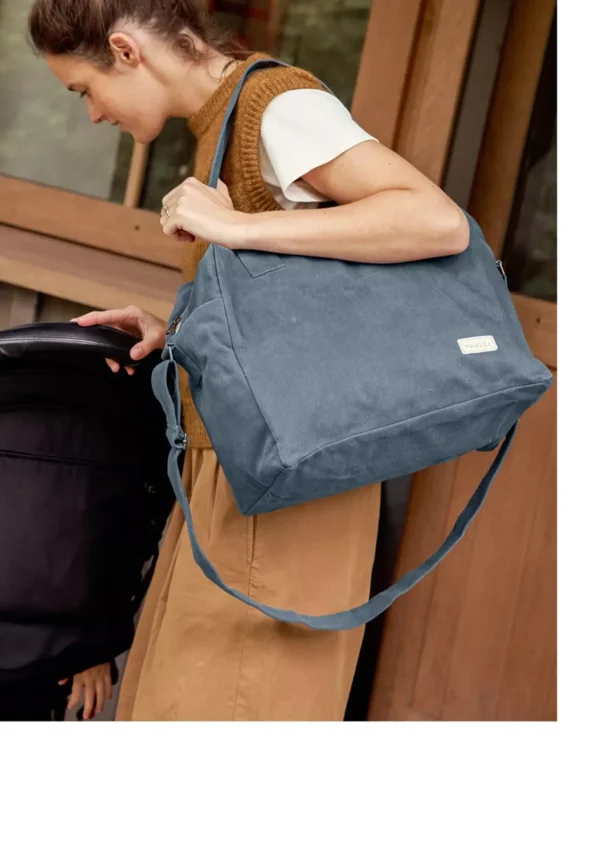 Sac à langer Daily "Family" Bleu Souris