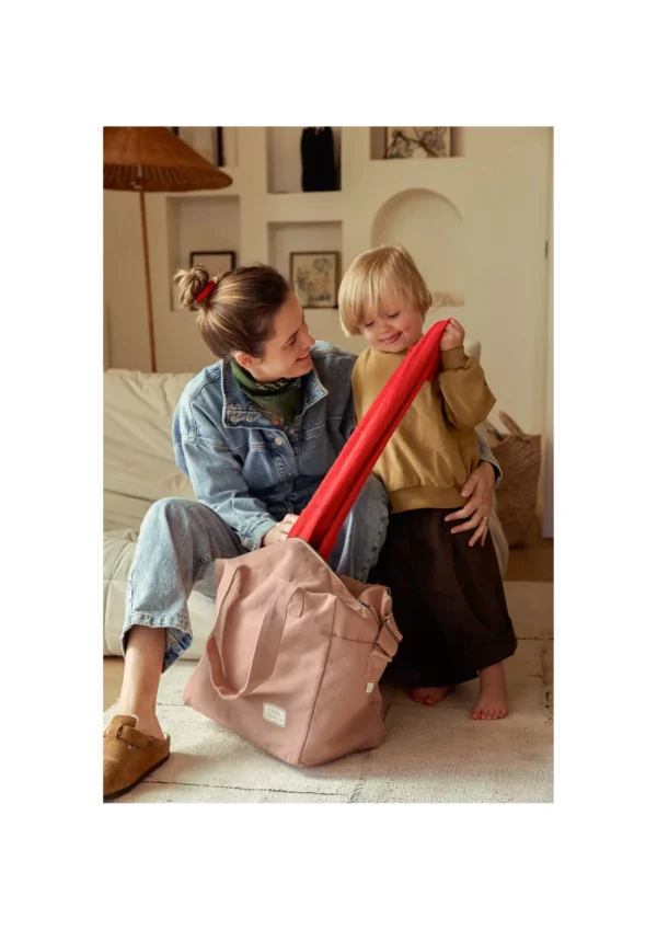 Sac à langer Daily "Family" Bois de rose - Image 3