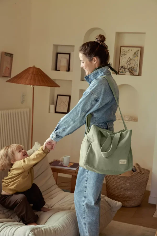 Sac à langer Daily "Family" Amande