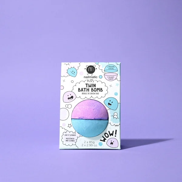 Boule de bain duo - Bleu / Violet